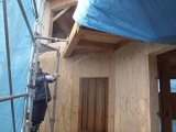 1m超の外壁処理
