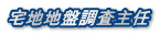 宅地地盤調査主任